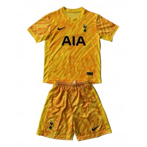 Tottenham Hotspur Brankářské Dětské Domácí dres komplet 2024-25 Krátký Rukáv (+ trenýrky)